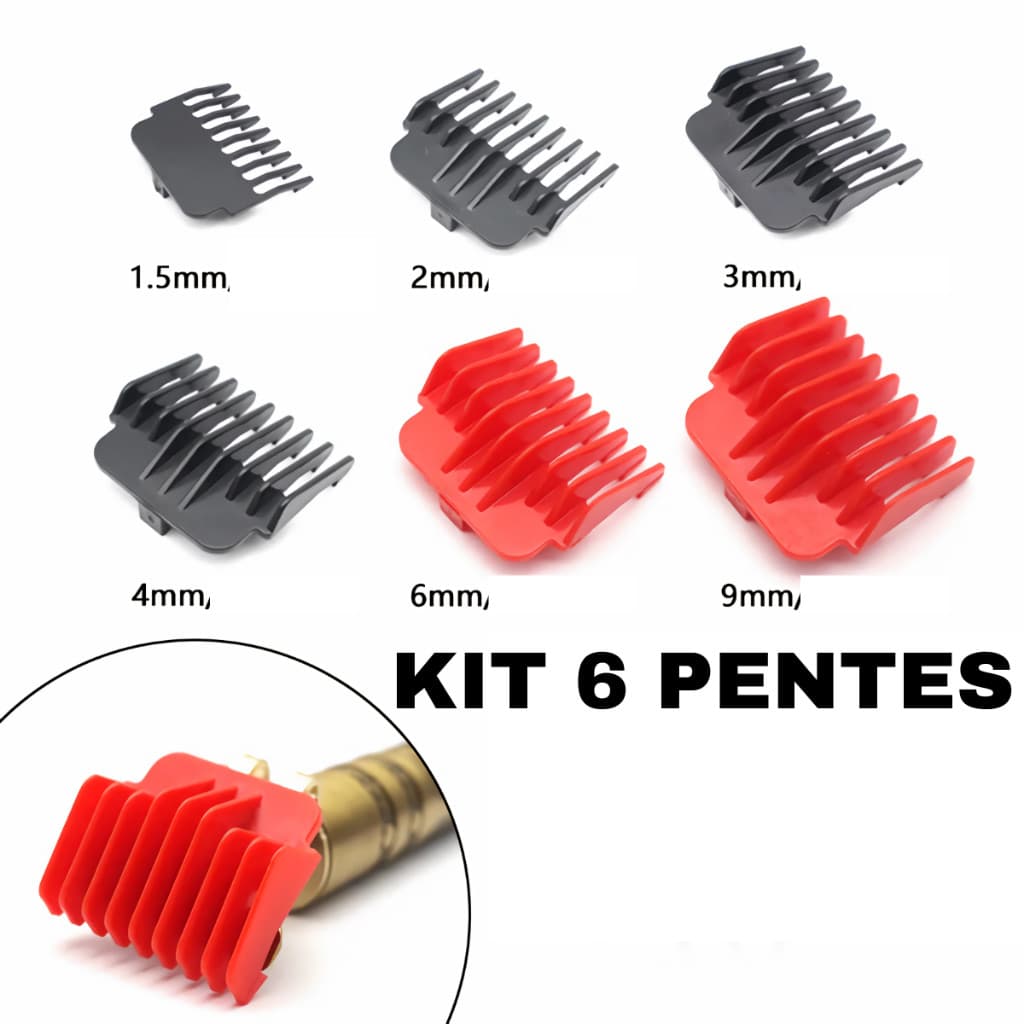 Pentes para maquina dragão T9 buda vintage  KIT 6 PENTES