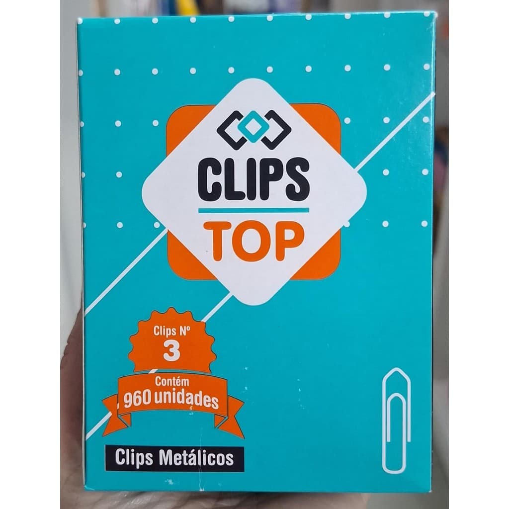 CLIPS N 3 CAIXA GRANDE COM 960 TOP CLIPS