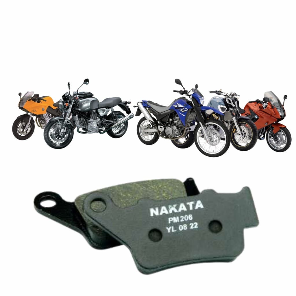 Pastilha De Freio Nakata Traseira Yamaha XT 660 R 2004 A 2009