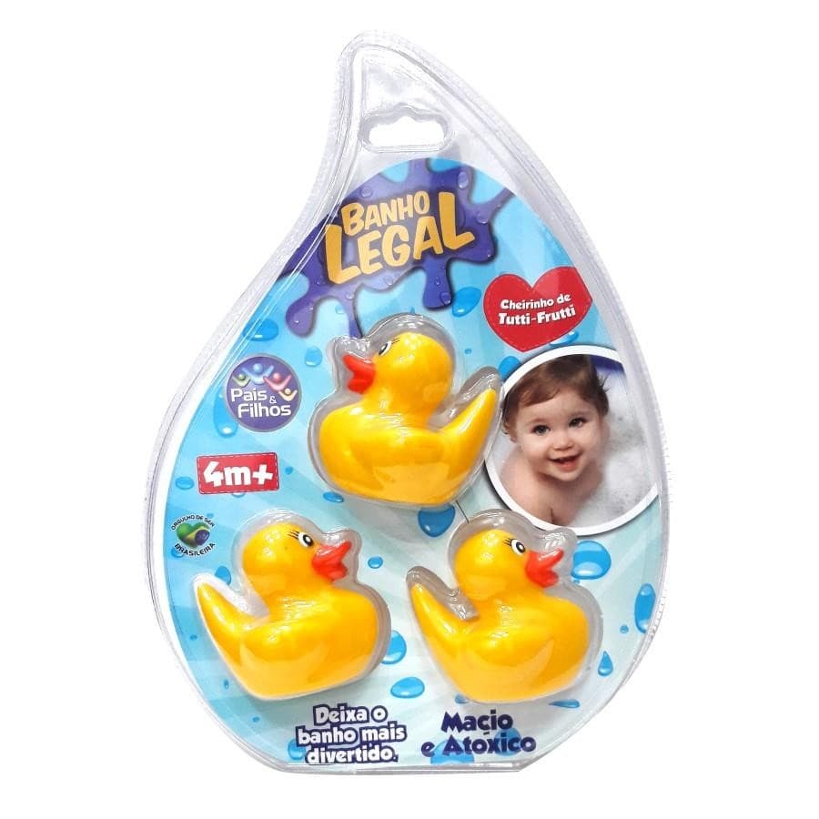 Patinhos Banho Legal Pais e Filhos