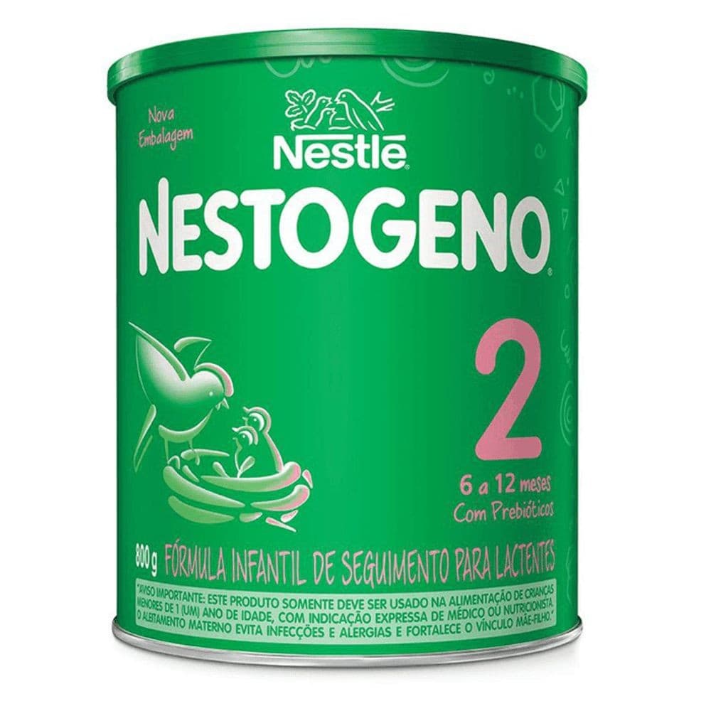 Fórmula Infantil Nestogeno 2 Nestlé 6 a 12 meses 800g