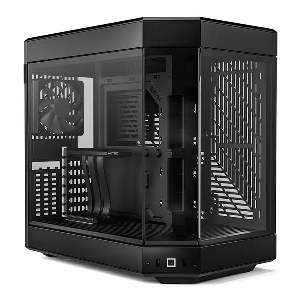 Gabinete Gamer Hyte Y60, mid Tower, 3x fans (3x120mm), Black - CS-HYTE-Y60-B