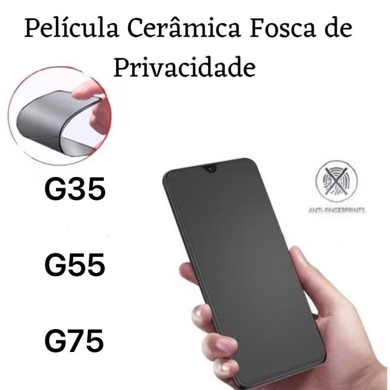 Película CERÂMICA FOSCA PRIVACIDADE de Motorola Moto G35/ G55 / G75