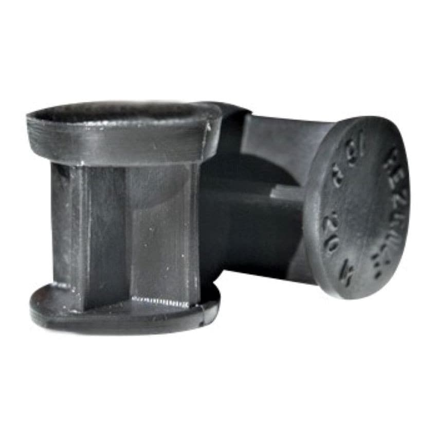 100 Buchas plásticas pretas para enchimento tubo de metal tamanho 20