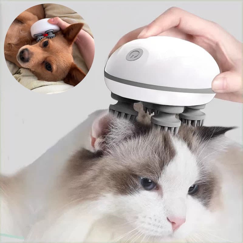 Massageador Elétrico Pequeno Portátil para Pets /cachorro e gato , Couro, Pelo, Ombro e Pescoço