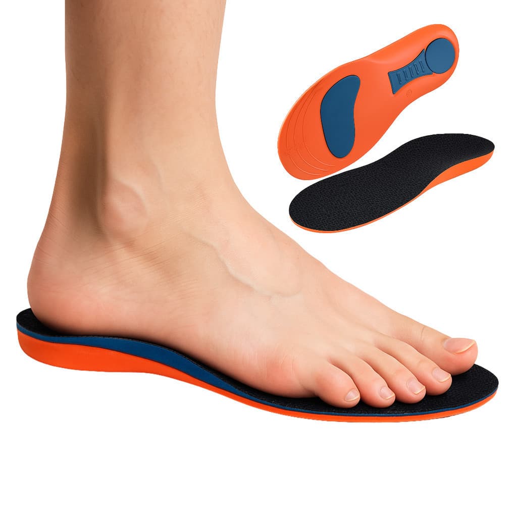 Palmilha Ortopédica Esportiva Alivia Impacto Arco Pés  35 ao 38
