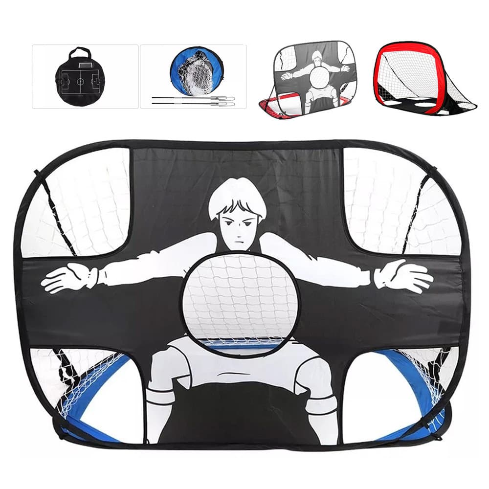 Rede De Futebol Infantil Dobrável Com Gol Duplo Gol De Futebol Portátil