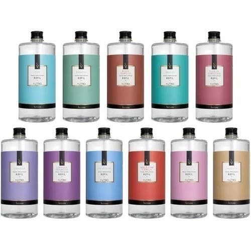 Refil Via Aroma 1l Agua Perfumada Aromatizador Tecido Roupas Via Aroma