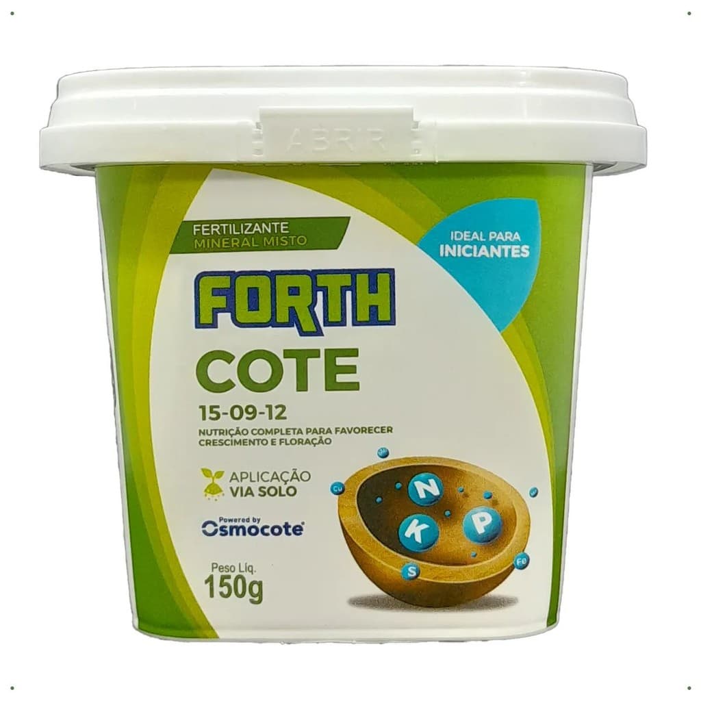 Fertilizante Forth Cote Plus 5M 150g 15-09-12 - Forth Jardim