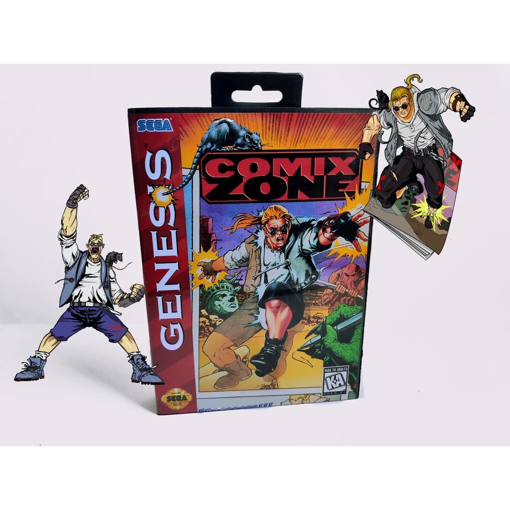 Comix Zone de Megadrive com caixa de plastico manual completo lacrado novo