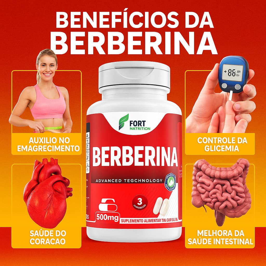 Berberina 120 cápsulas 500 mg