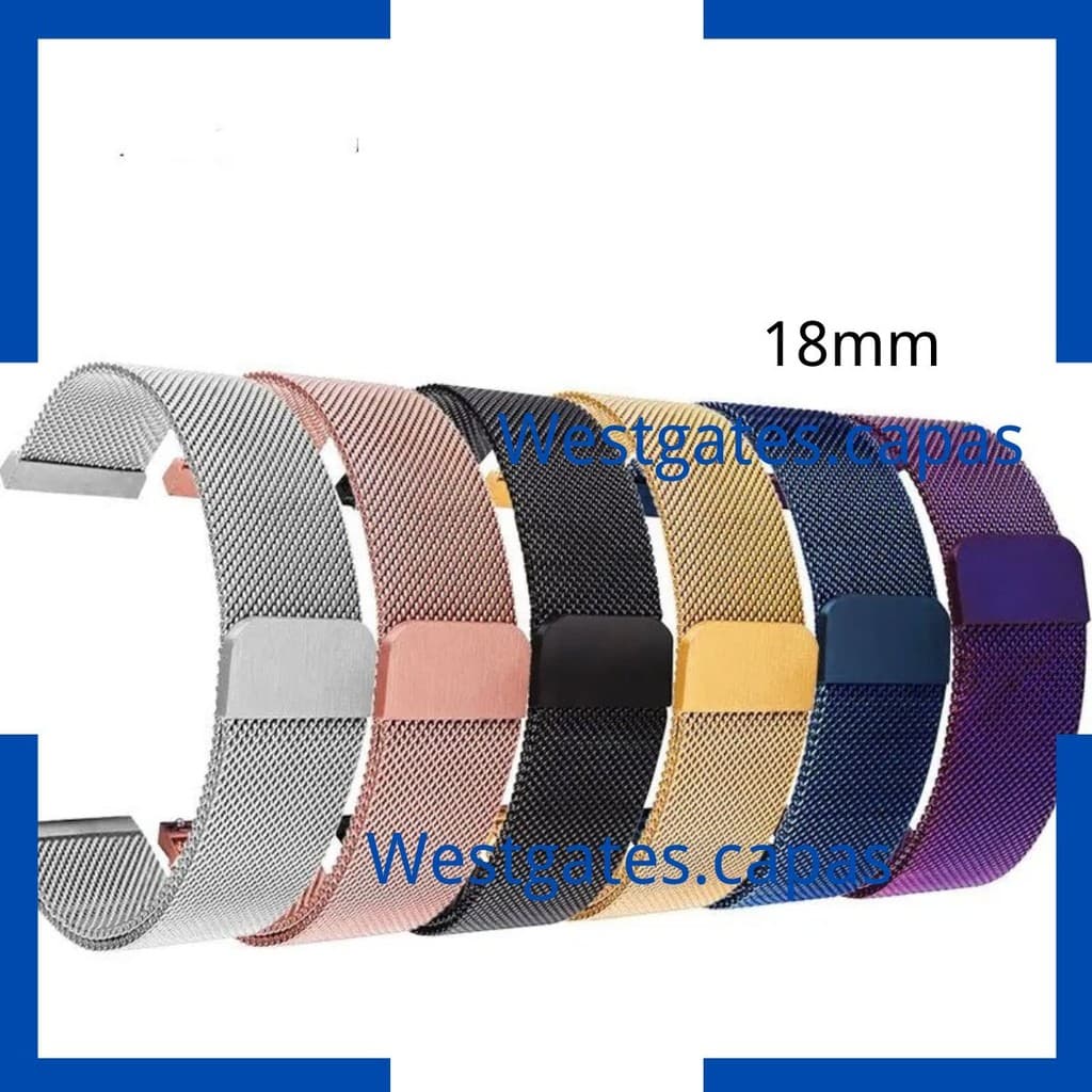 Pulseira Milanese Metal Compativel para Smartwatch B58 18mm