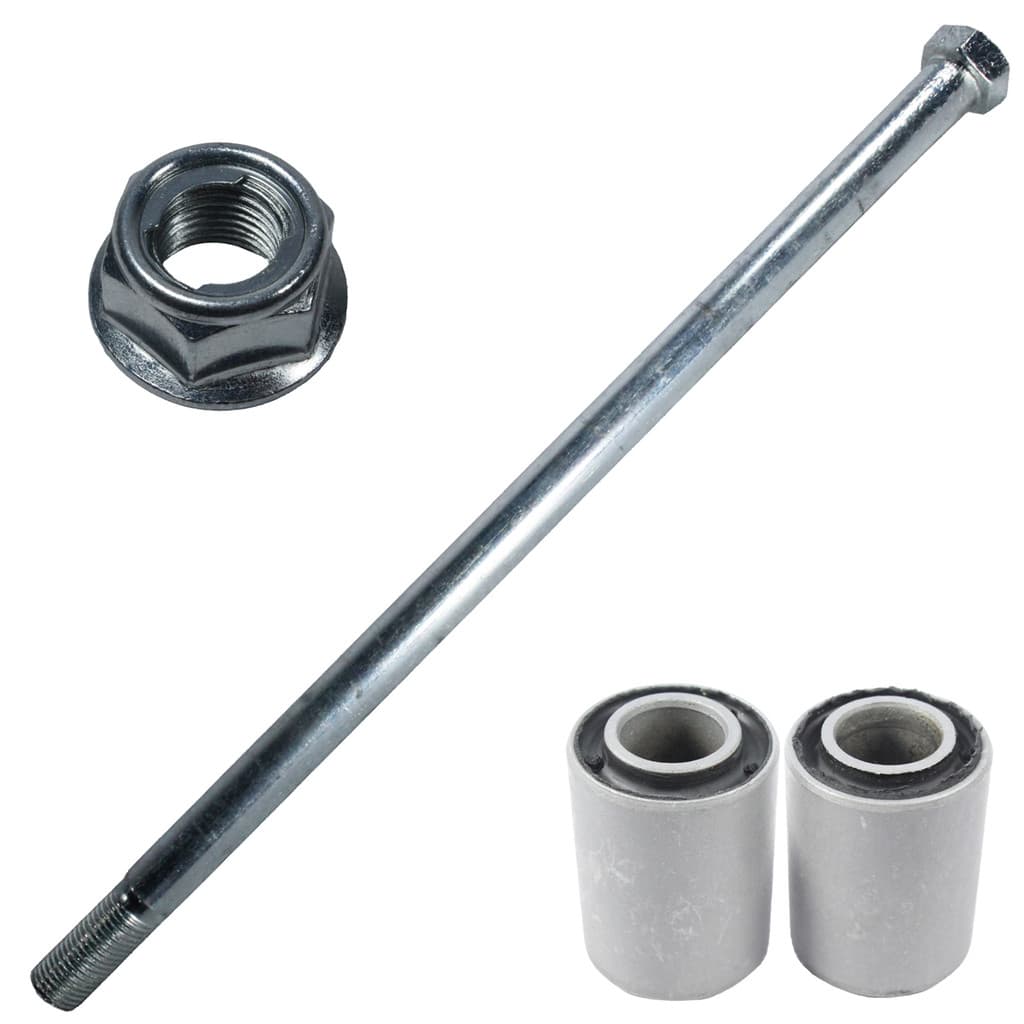 Eixo kit quadro elástico balança completo Pop100 2007 a 2015 com porca e buchas