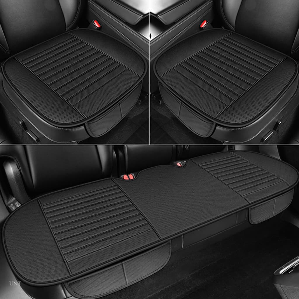 UNT Capa Universal Para Assento De Carro , Protetor De Meio Pacote Sem Encosto , Almofada Antiderrapante Dianteiro/Trase