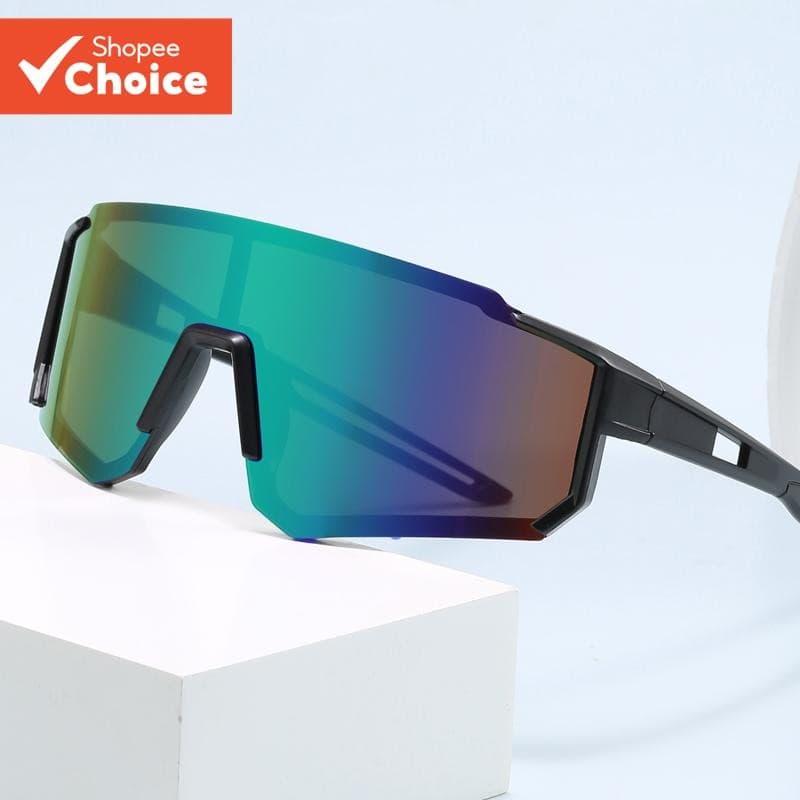 Óculos De Sol Unissex Anti-UV Para Ciclismo – Leves De Armação Grande À Prova De Vento Atividades Ao Ar Livre