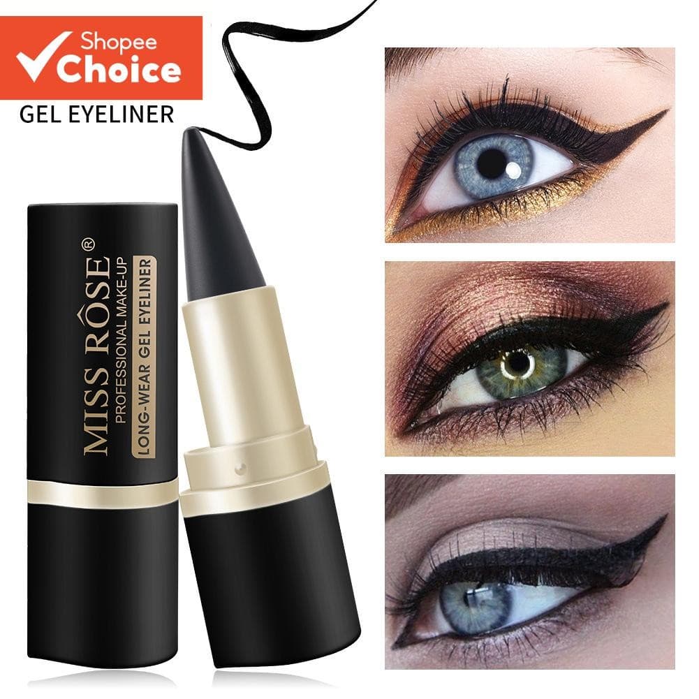 Caneta Delineadora De Olhos De Secagem Rápida , Preta , Fosca , À Prova D'água , Cabeça Única Intensa , Delineador Líqui