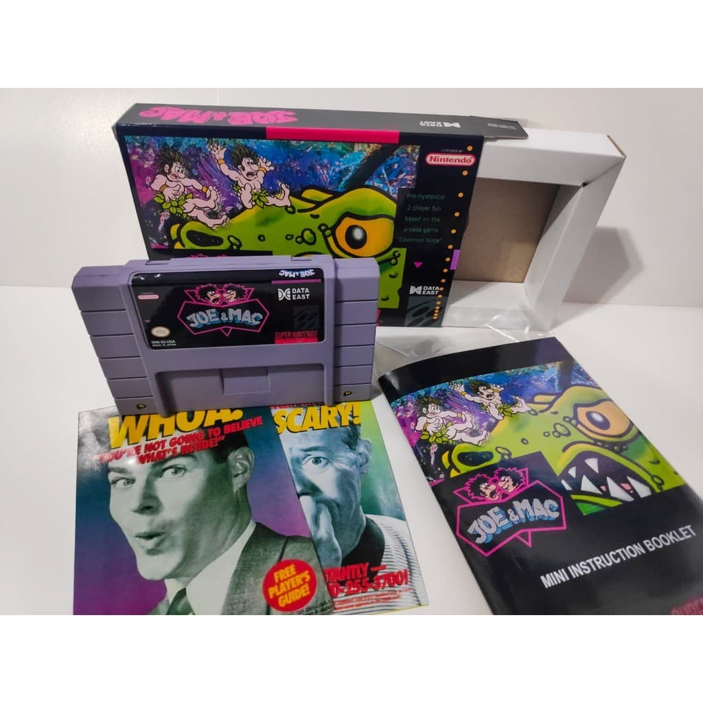 Joe e Mac com caixa e mini manual/poster lacrado