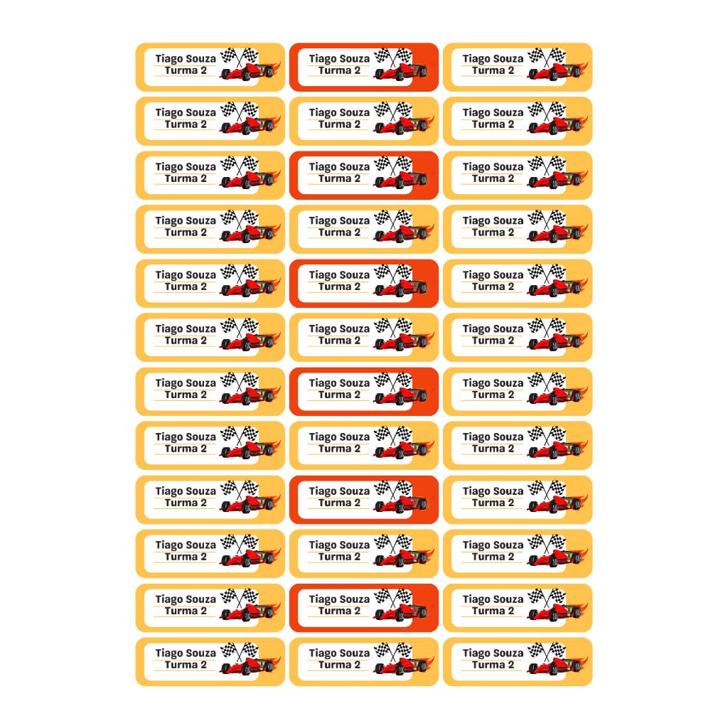 Etiqueta DTF Termocolante Para Uniforme, Roupas, Meias  Premium- Aplicado em Qualquer Tecido I 44 pçs Promoção