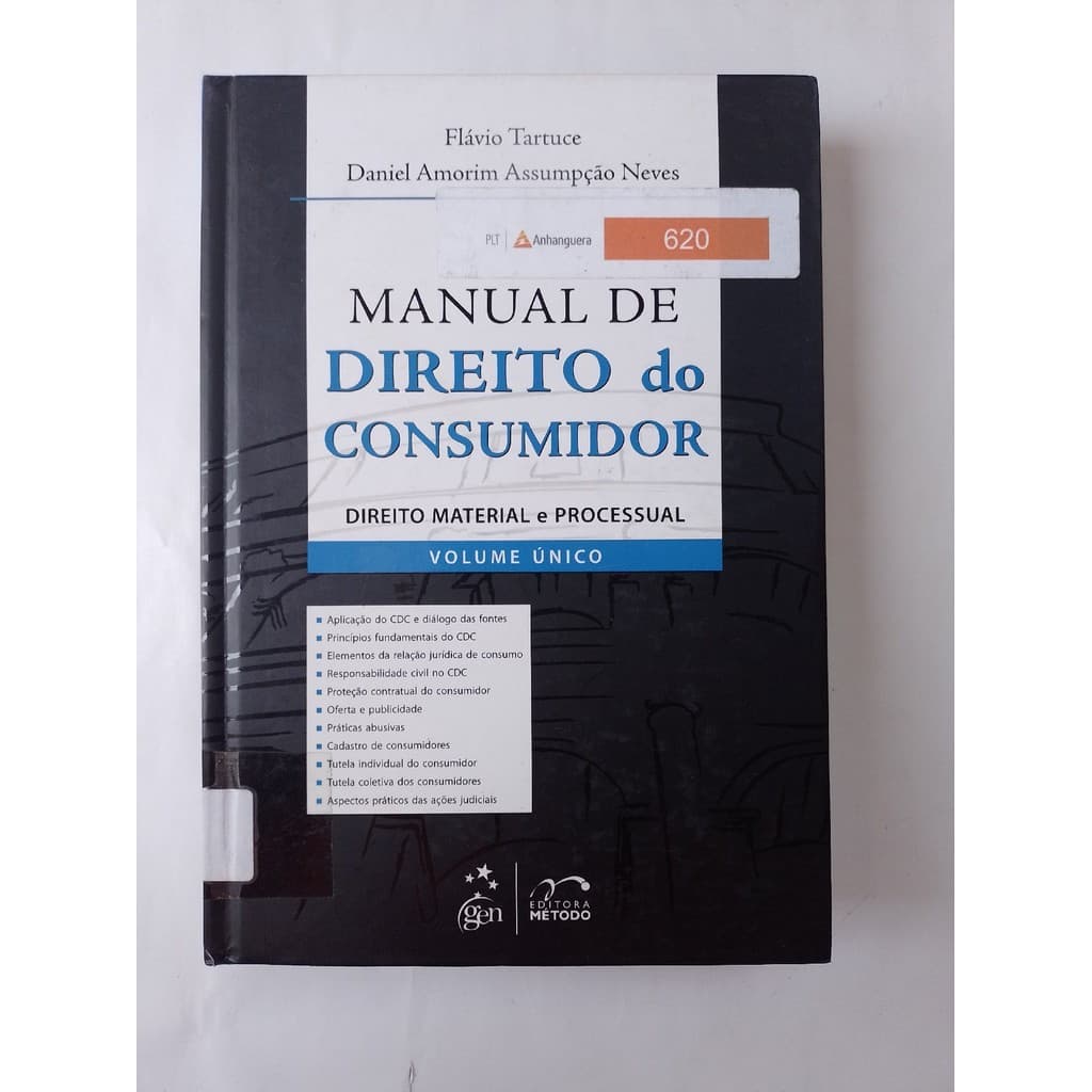 LIVRO Manual de Direito do Consumidor: Direito Material e Processual - Flávio Tartuce