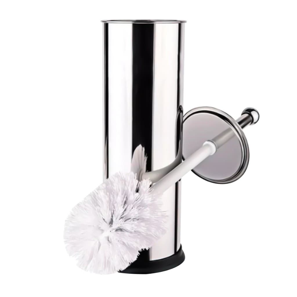 Kit 1 ou 2 Escova Sanitária Vaso Limpeza Higienização Em Aço Inox C/ Suporte Modelos