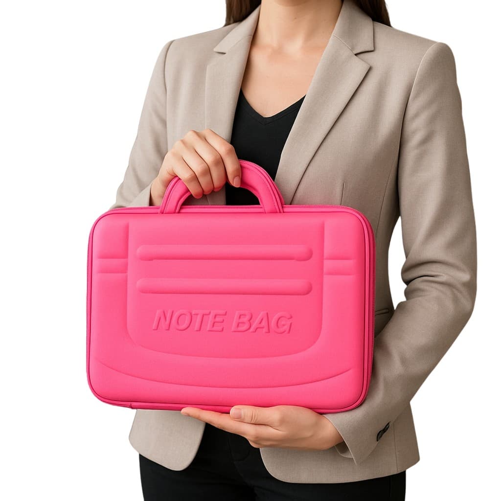 Capa Mala Case de Notebook Anti-Impacto Dupla Alça Reforçado Comapcta 14p 15p 17p Macbook