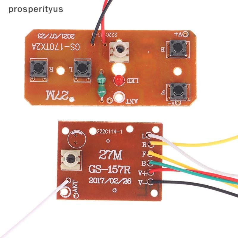 [prosperityus] 4CH RC Circuito De Controle Remoto PCB Transmissor Placa Receptora Acessórios Para Carro Com Antena Siste