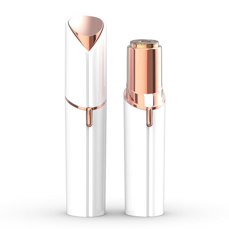Batom Depilador Portátil Eletrico Feminino Facial Buço Rosto Aparador Pelos USB Modelo Recarregável