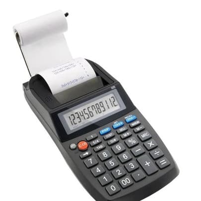 Calculadora De Mesa Elgin Ma-5111 Com Bobina 12 Dígitos