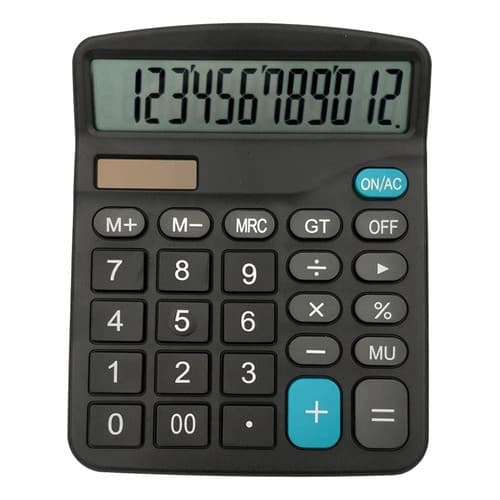 Calculadora 12 Dígitos Mesa Escritório Loja Display Grande