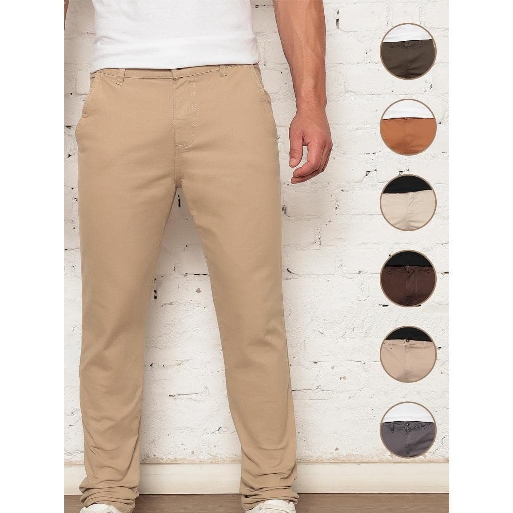 Novas calças masculinas de prega única para negócios, calças casuais retas, tendência para todos os jogos