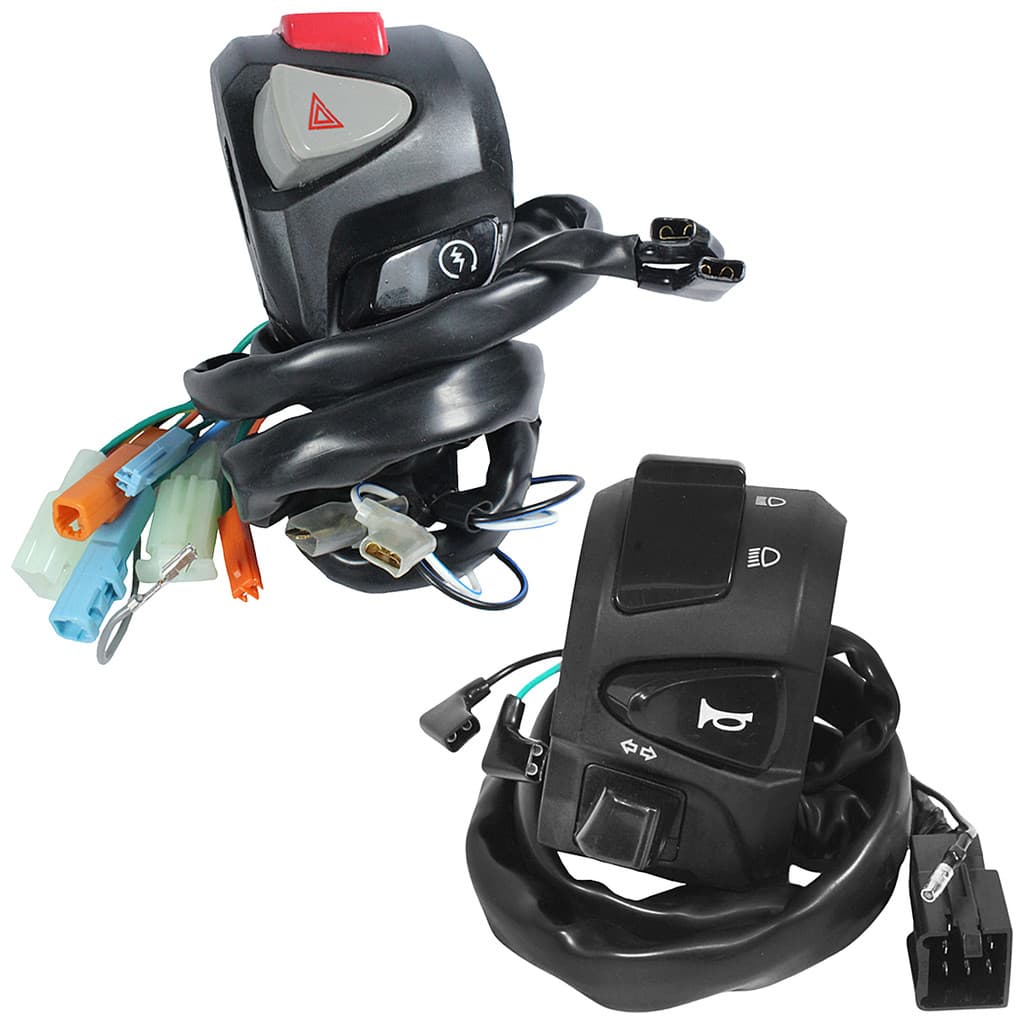 Kit interruptor de partida com pisca alerta modelo CB500 NC750 para CG CG160 CB300 XRE CG150 XRE300 