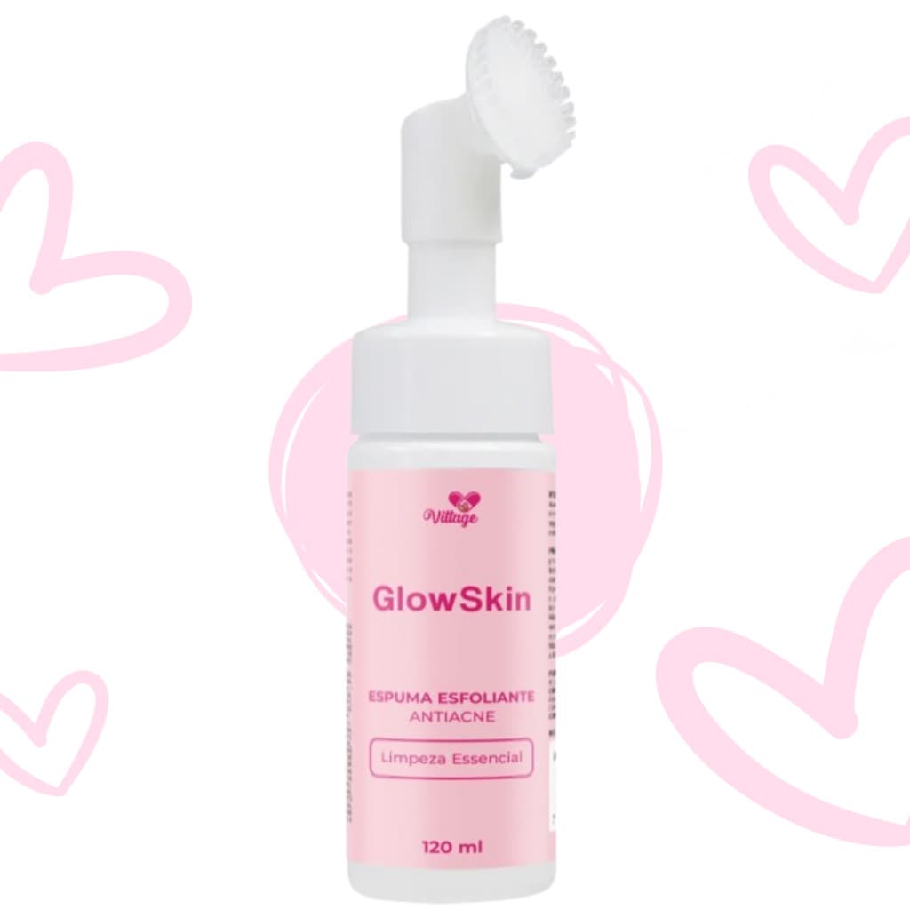 Skin Care Espuma Esfoliante anti-acne sabonete - GlowSkin