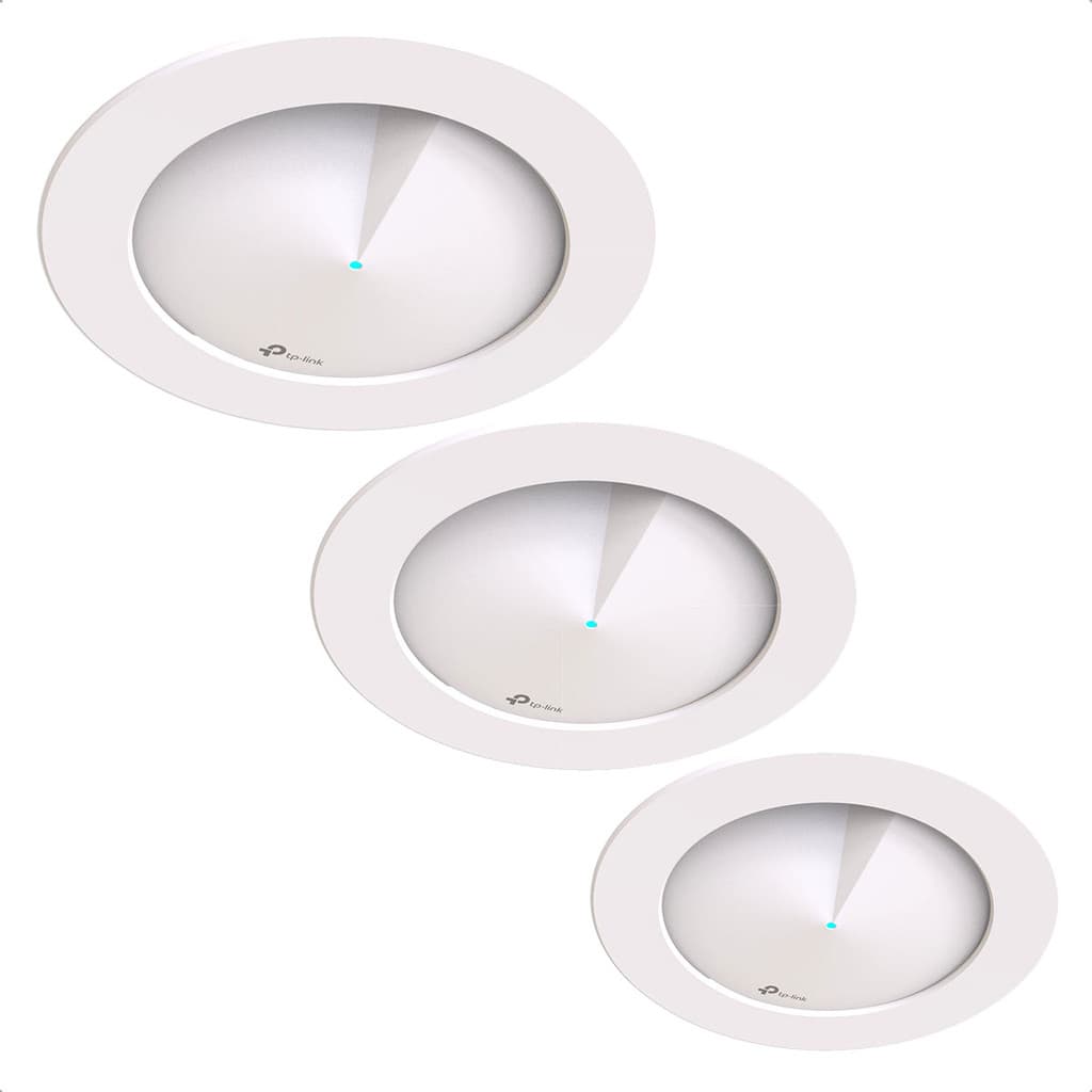 3 Suportes De Embutir No Teto Para Roteador Tp-link Deco M5