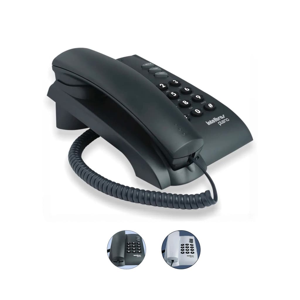 Telefone Fixo Intelbras Pleno Sem Chave de Bloqueio