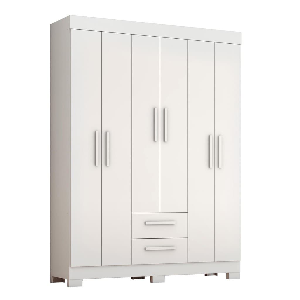 Guarda-Roupa com 6 Portas e 2 Gavetas NT6015 Notável Móveis