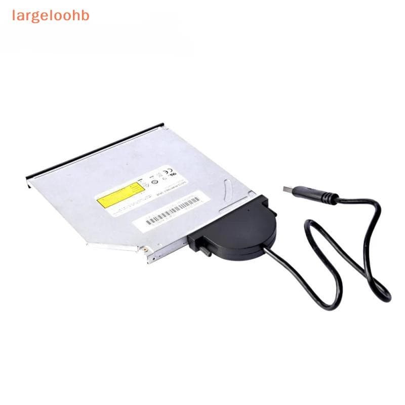 [largeloohb] Cabo USB 2.0 SATA Adaptador De Driver Óptico De Unidade CD/DVD-ROM Para PC Laptop Notebook