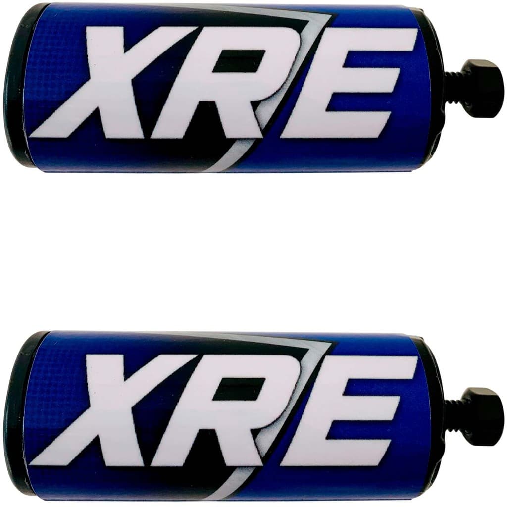 Xre Tubo Par Slider Protetor Carenagem Motor Tanque Azul Pedal Moto para Mata Cachorro