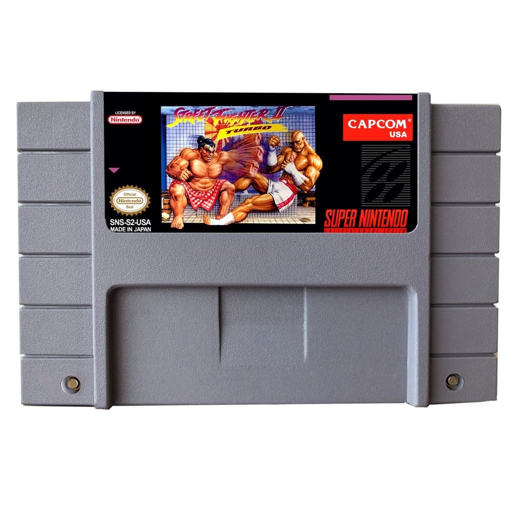 Street fighter 2 turbo com caixa e manual