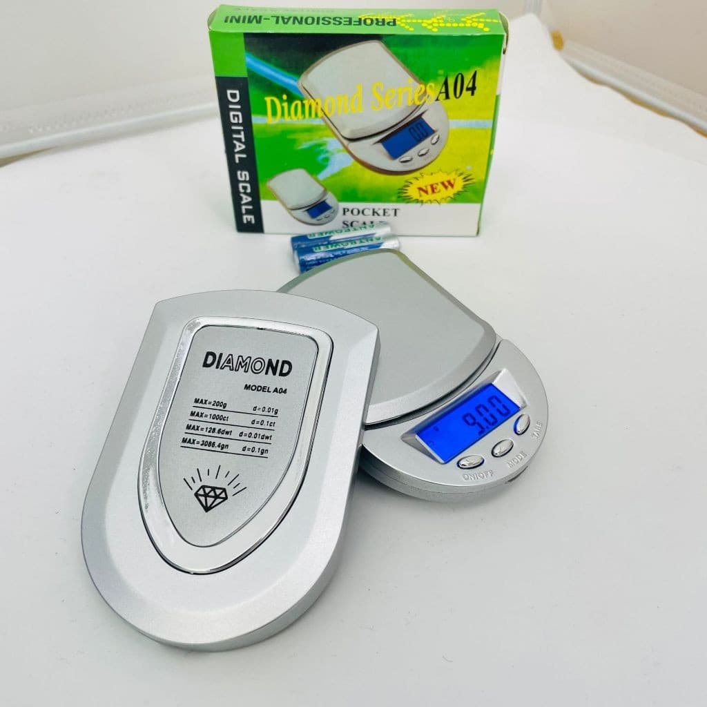 Mini Balança Digital Portátil 500g Com Display LCD Tara Alta Precisão Pilha AAA