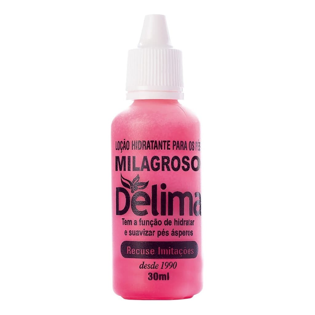 Loção Hidratante Para Os Pés Milagroso Delima 30ml Pé Seco