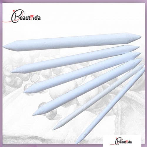  6 Pçs Esfuminho Durável para Esfumar Desenho / Estompe para Sketch