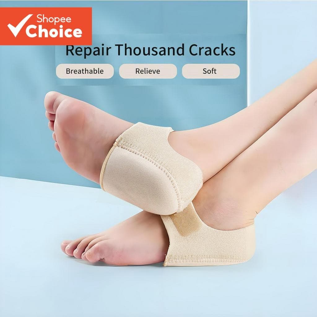 Almofadas De Calcanhar De Silicone Almofada Antiderrapante Para Alívio Da Dor Fascite Plantar Caminhada No Verão