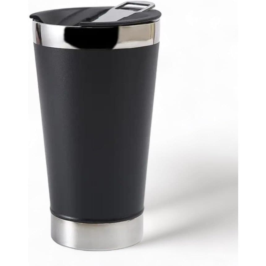 Copo Térmico 473ml Mantém Gelado por 4 Hrs, Abridor De Garrafa, Perfeito Para Cerveja / Refrigerante