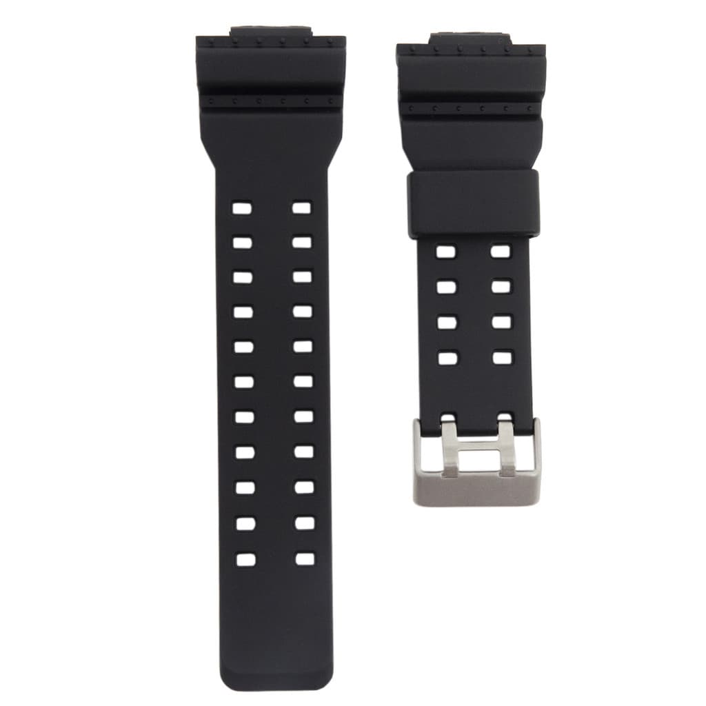 Pulseira Compatível com Casio G-shock + Fivela Ga-100 Ga-110 Ga-120 Ga-300