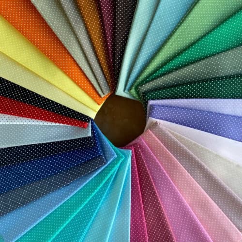 Tecido Tricoline Poá Bolinhas 100% Algodão Várias Cores