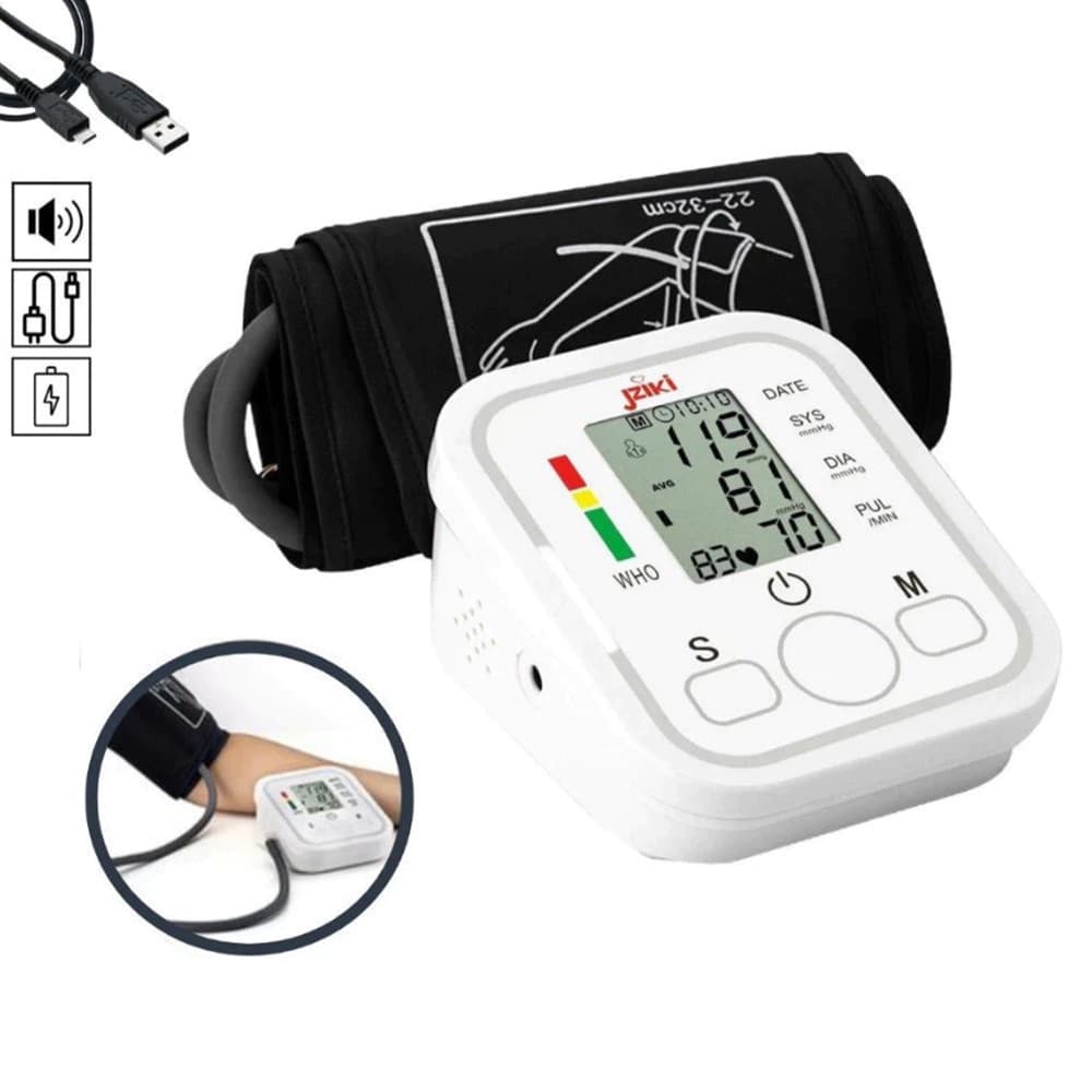 Monitor digital de pressão arterial de braço totalmente automático