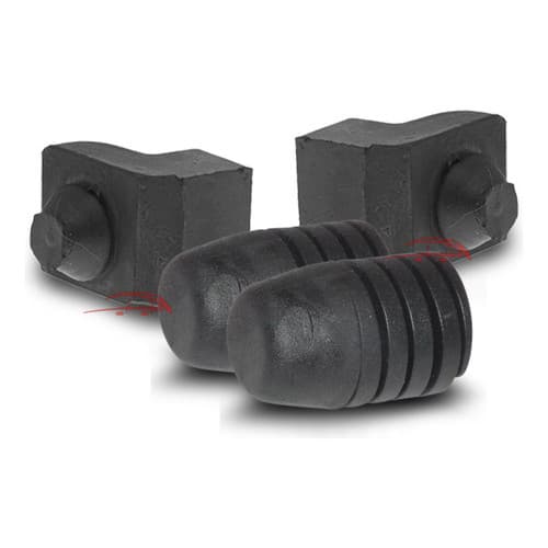 4 Coxim Batente Borracha Capo Chevette Monza Kadett 