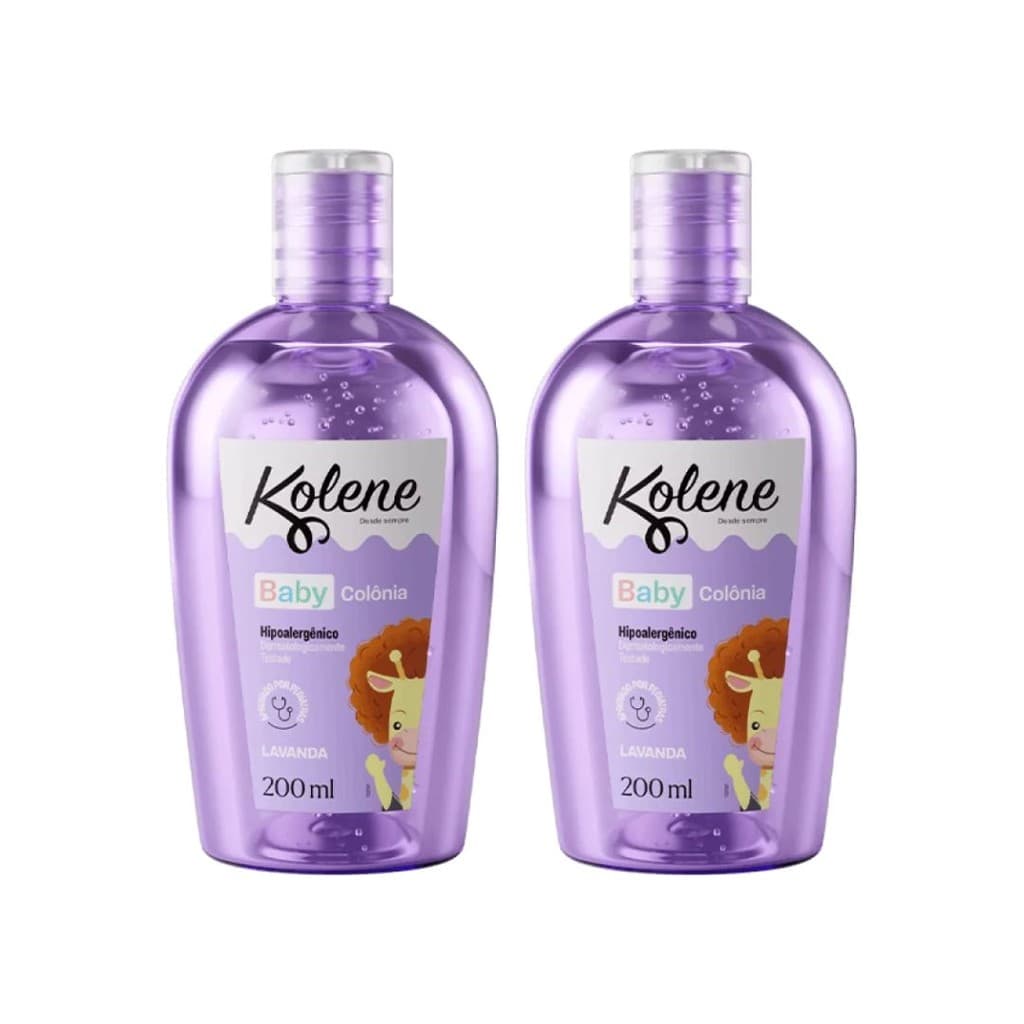 Kit Águinha de Colônia Kolene Lavanda – 200ml (Escolha o Seu)