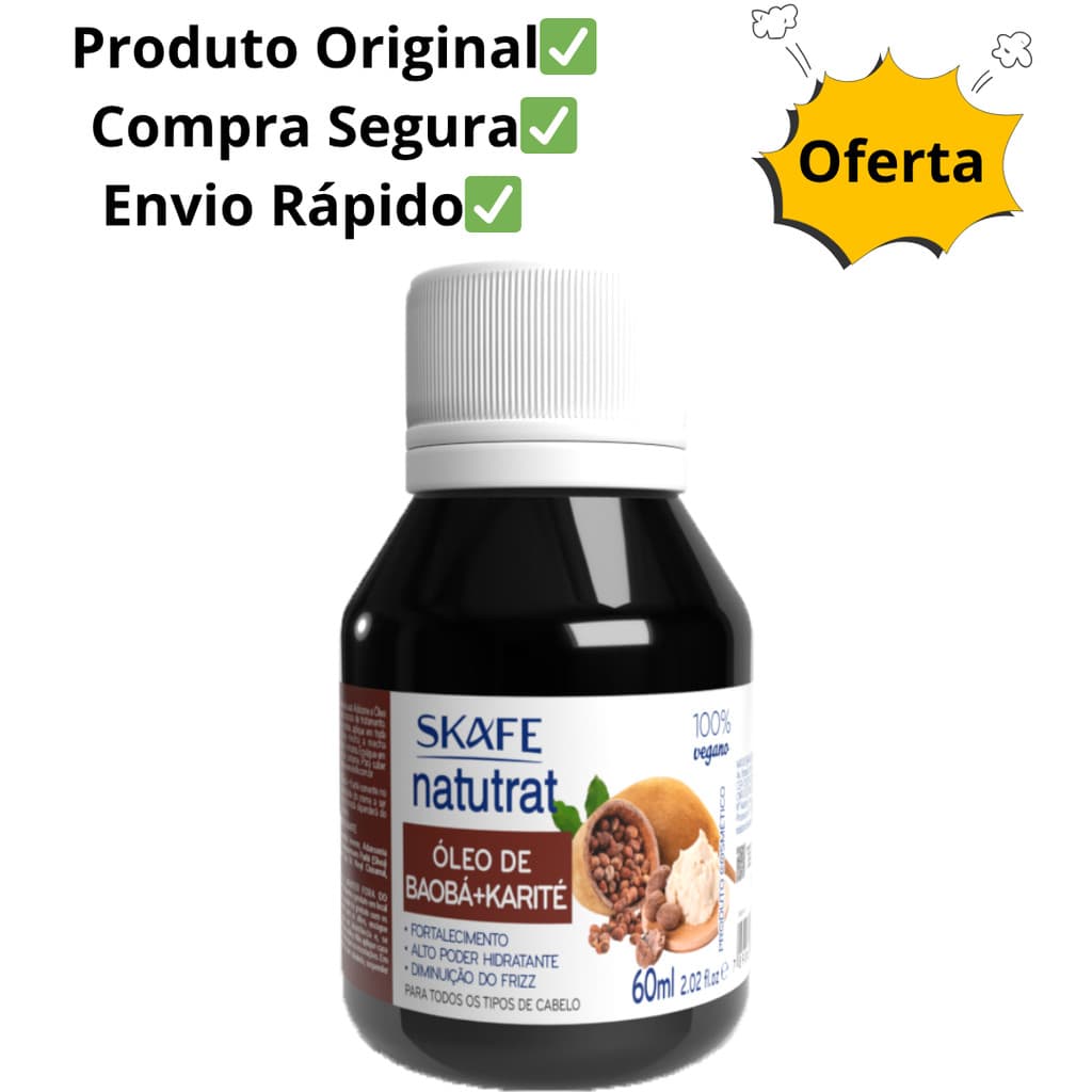 Óleo de Baobá + Karité Natutrat S.O.S 60ml