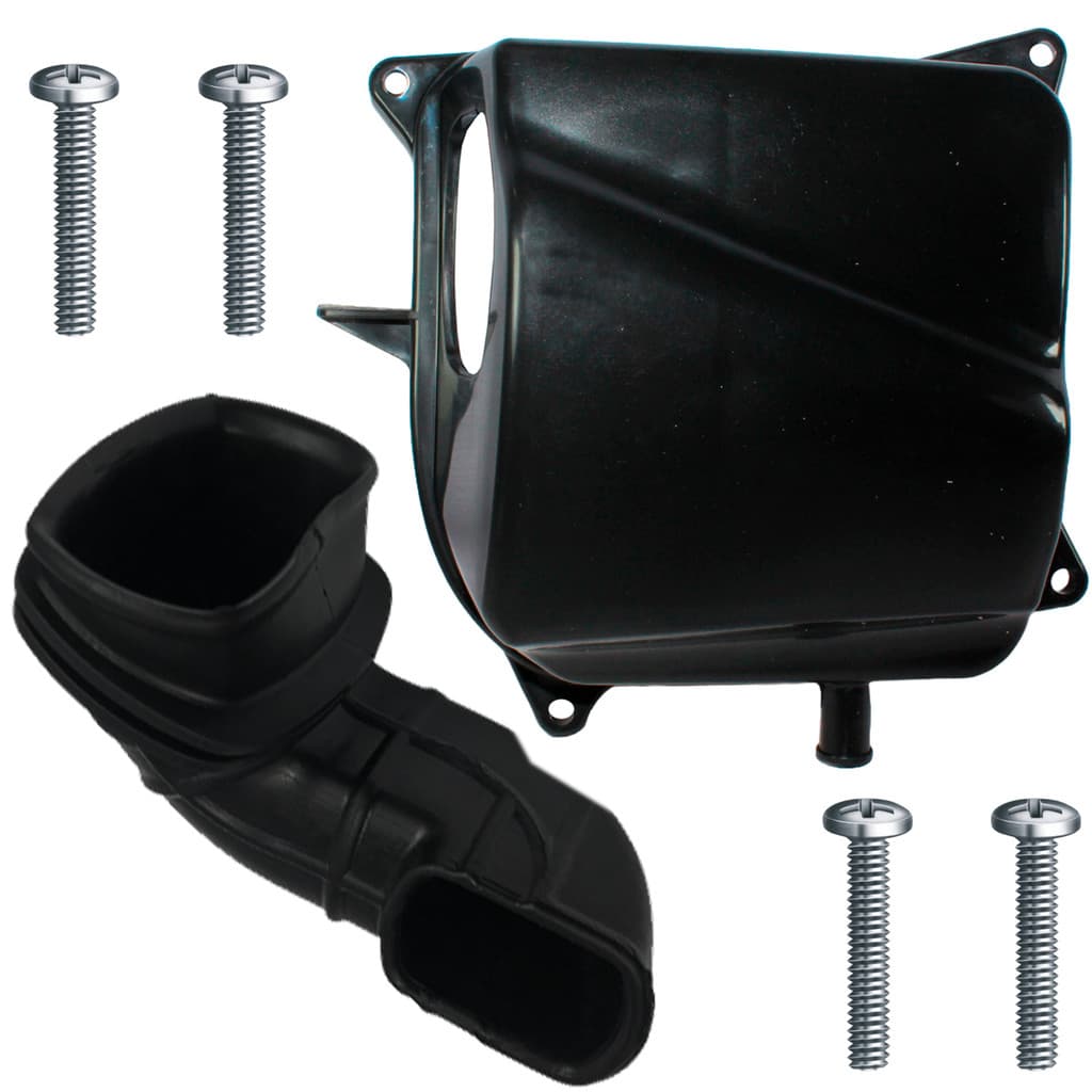 Condutor com tampa da caixa do filtro de ar CG125 Fan Titan 2000 a 2008 com parafusos